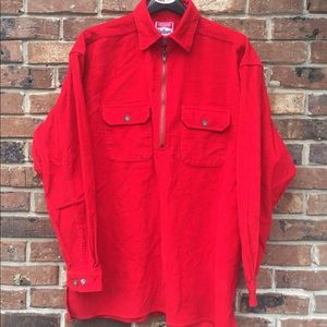 Vintage Marlboro 1/4 Zip Top Corduroy Shirt Jacket